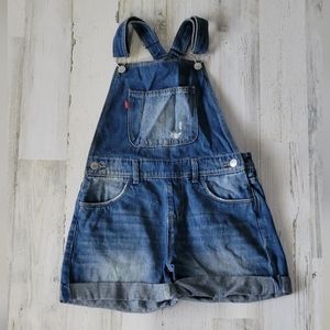Levi's girls shorts overalls size 12 reg